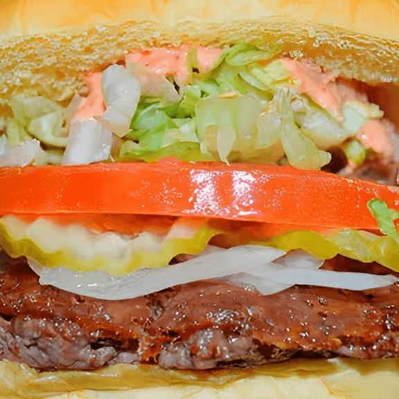 Classic Tasty Burger (No Cheese)
