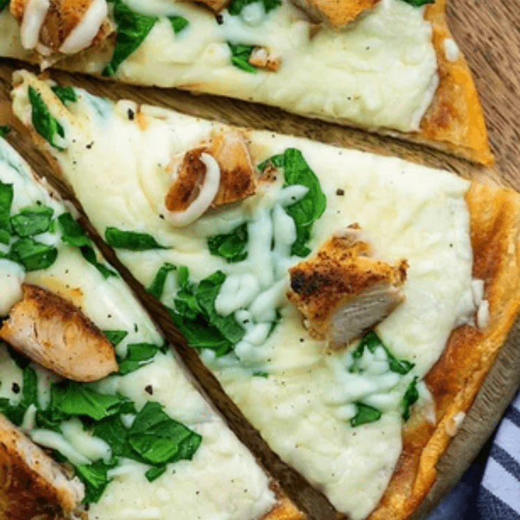 16" Chicken Alfredo Sauce Pizza