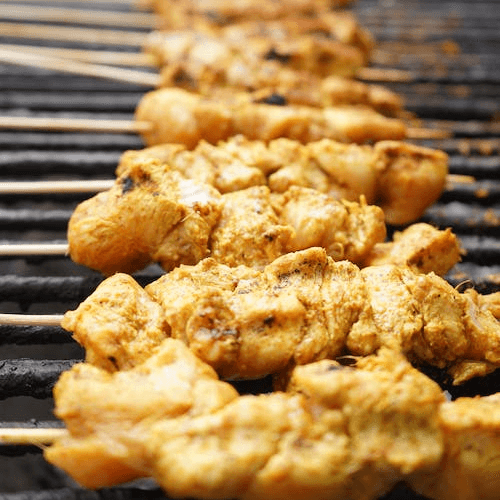 Grilled Chicken Satay (4)