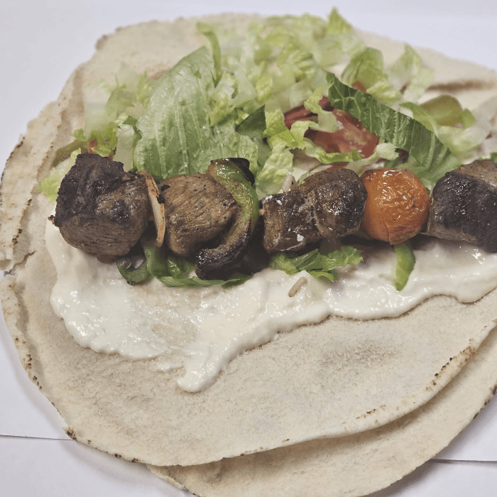 Shish Kabab Sandwich.