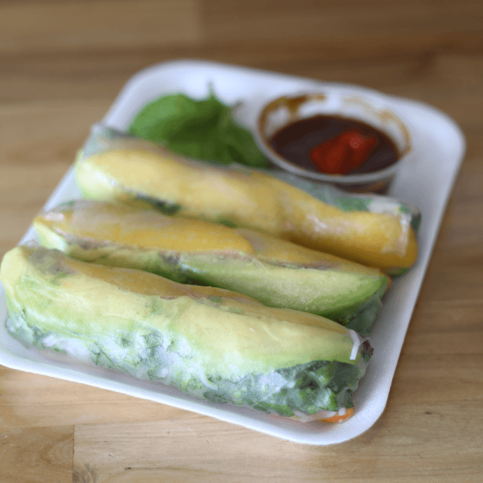 Avocado and Mango Bánh Mì Rolls (Vegetarian)(Gluten Free)