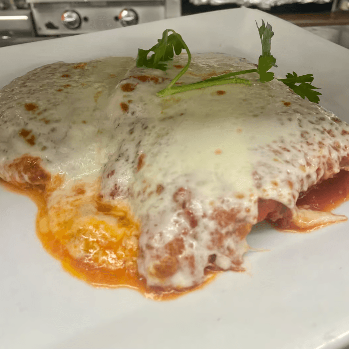 Lunch Eggplant Parmigiana