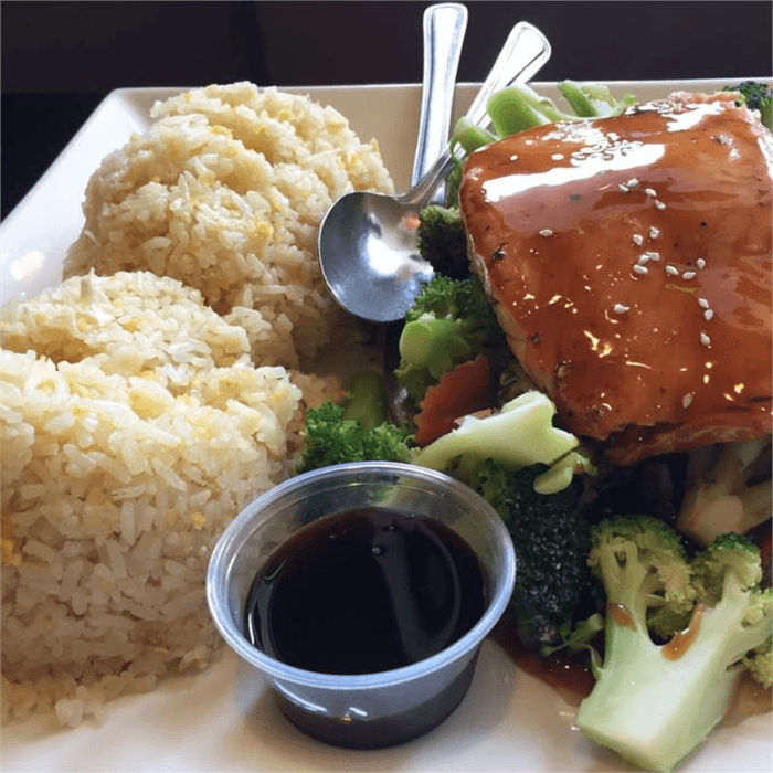 8. Teriyaki Salmon (Dinner)
