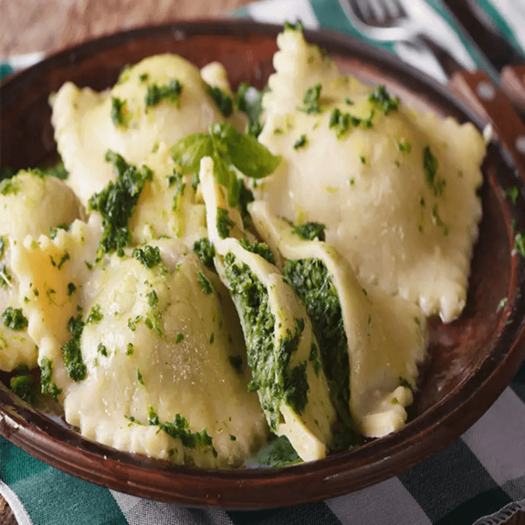 Cheese or Spinach Ravioli