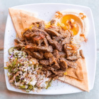 Beef Shawarma Plate.