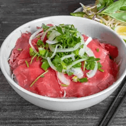 Rare Steak Rice Noodle Soup (Pho Tai) #14.