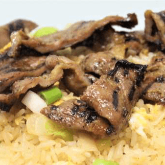Fried Rice with Grilled Pork