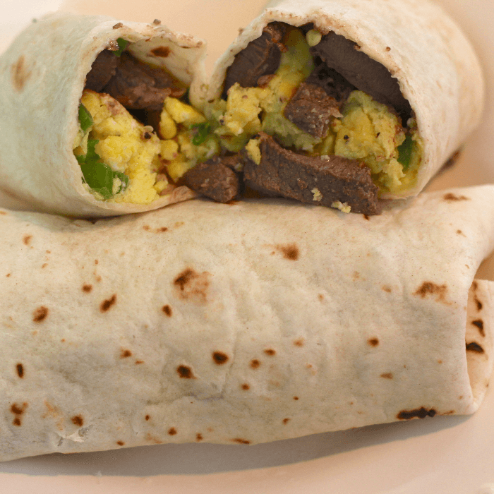 Steak and Eggs Burrito