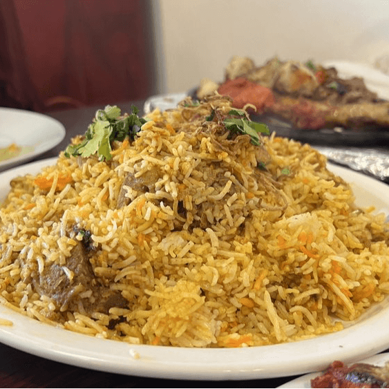 Goat Biryani.
