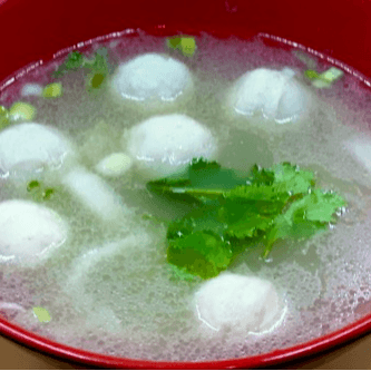 C19. Fuzhou Fish Ball Soup (Pork) 福州魚丸湯.