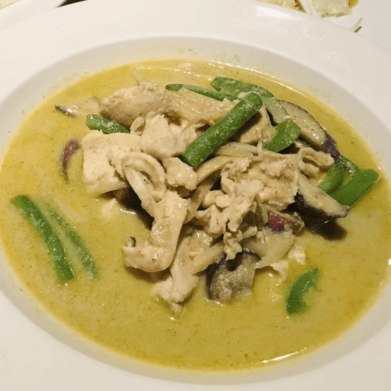 Green Curry Entree.