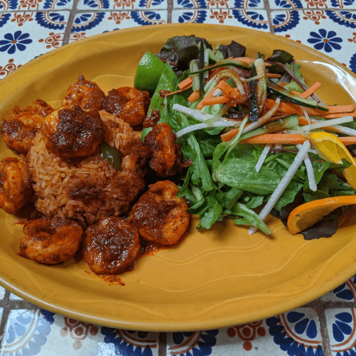 Camarones a La Diabla.