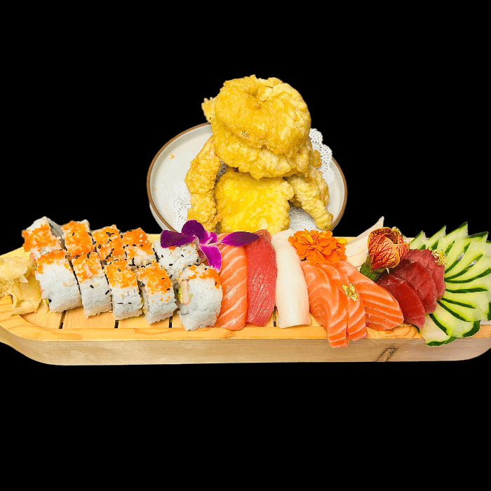 Sushi / Sashimi / Shrimp Tempura.