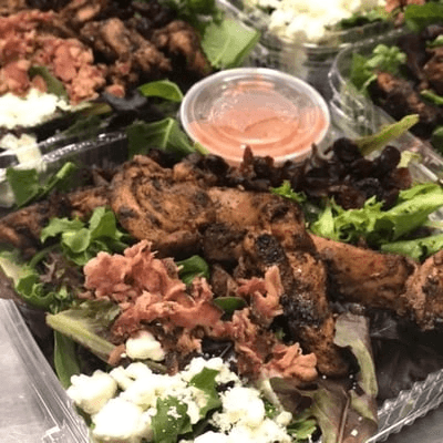 Blackened Chicken Salad with Vinaigrette.