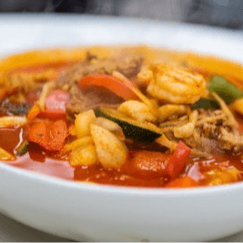 Jjamppong (Korean Spicy Noodle Soup)