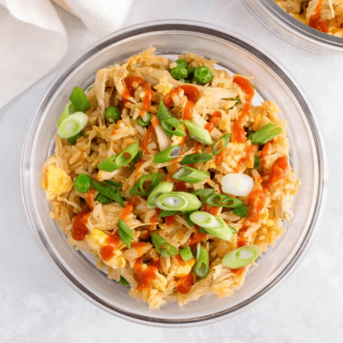 Sriracha Fried Rice.