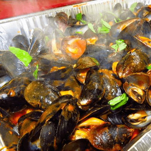 Mussels Marinara (Half Tray Serves 10)