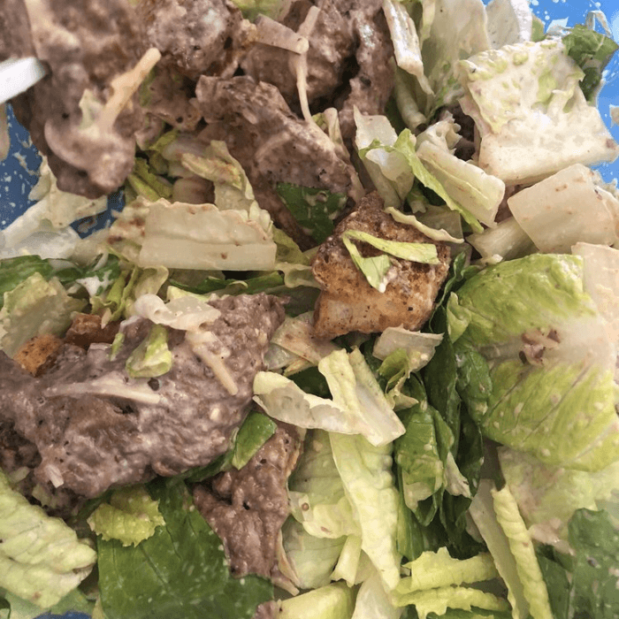 Steak Tip Caesar Salad