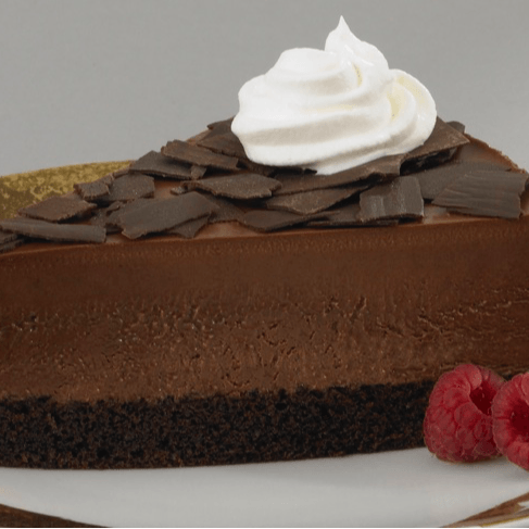 Belgian Chocolate Mousse Cake.