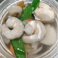 Shrimp Vegetable Soup Low Carb.