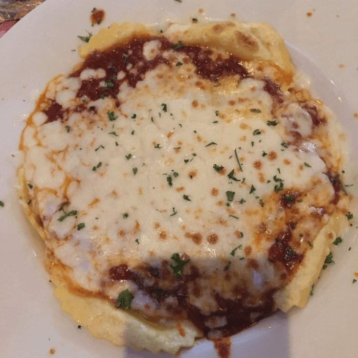 Meat or Cheese Ravioli.