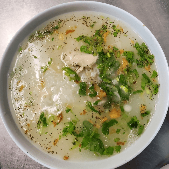 Cozy Rice Soup (Khao Piak)