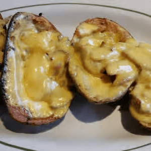 Potato Skins with Cheese and Bacon Bits
