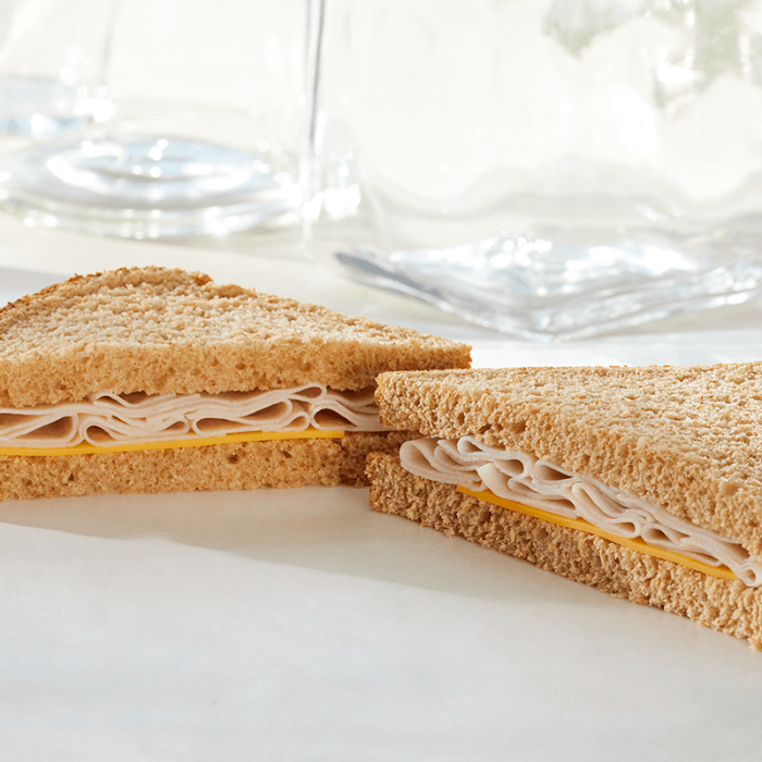 Roasted Turkey & Cheese Sandwich
