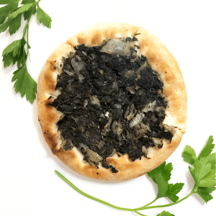 Spinach Manaeesh
