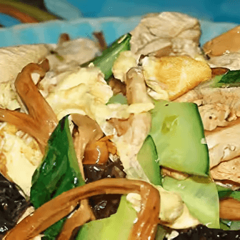 Mu Shu Chicken (4 Wraps) 木须鸡 (4 张饼).