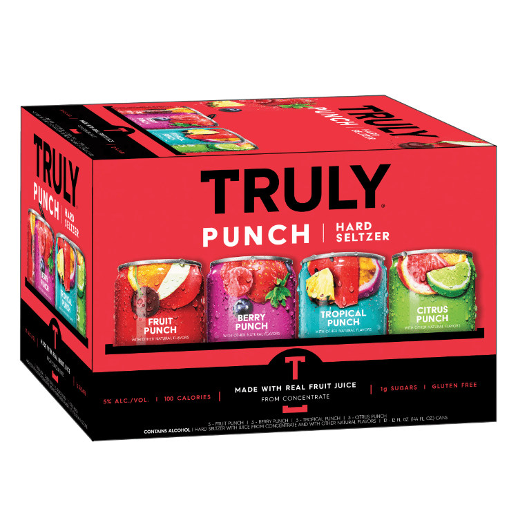 Truly Hard Seltzer Punch Variety Pack Cans (12 Oz X 12 Ct)