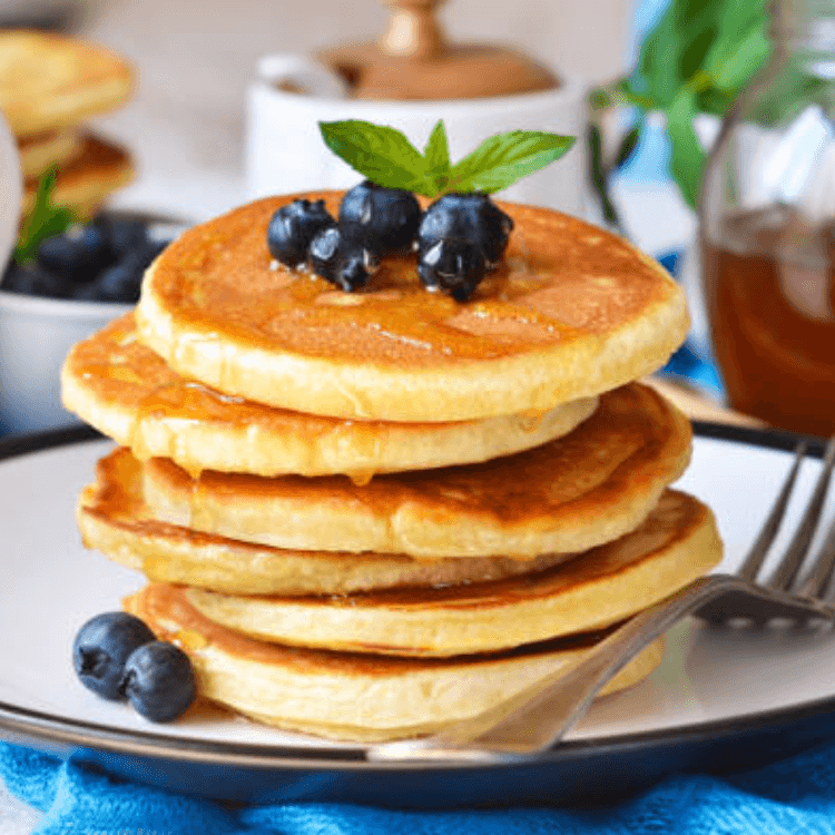 Blueberry Pancakes Plate