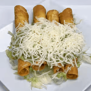 4 Rolled Taquitos Plate.