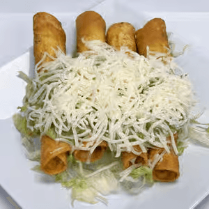 4 Rolled Taquitos Plate