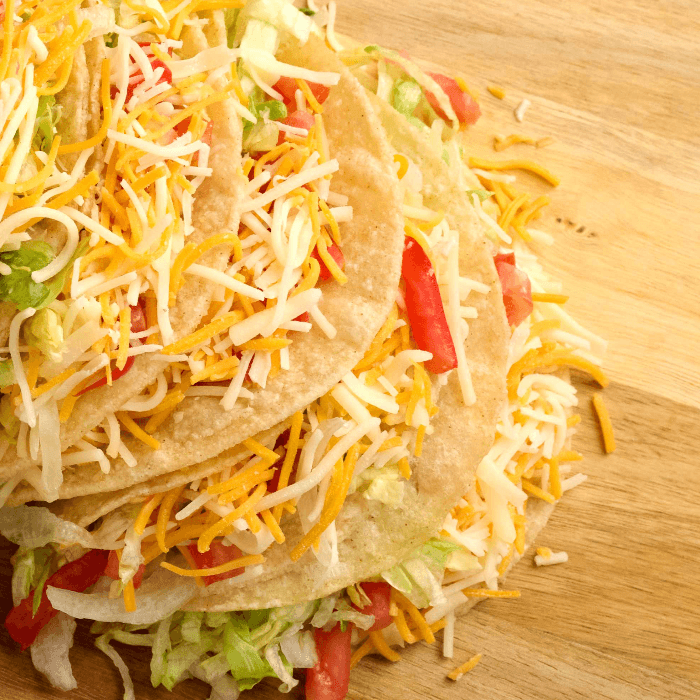 Buffalo Chicken Taco Dinner.