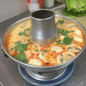 Tom Kha Shrimp Soup.