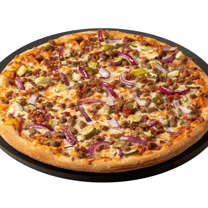 Bacon Cheeseburger Deluxe Pizza (Large 14")