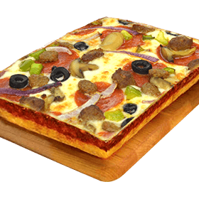 Giant Deep Dish Supreme Pizza