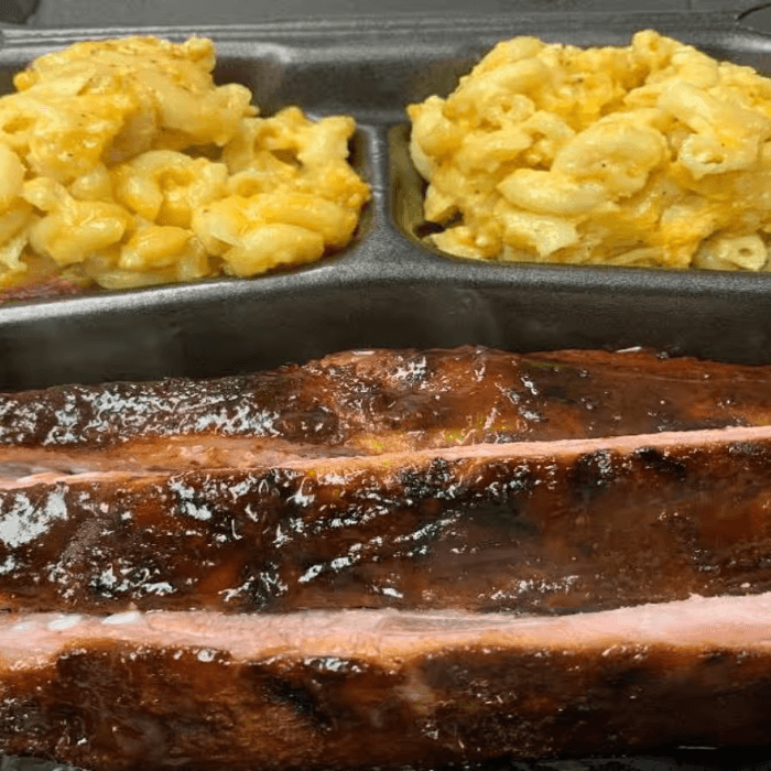 Smoked BBQ Pork Rib Dinner