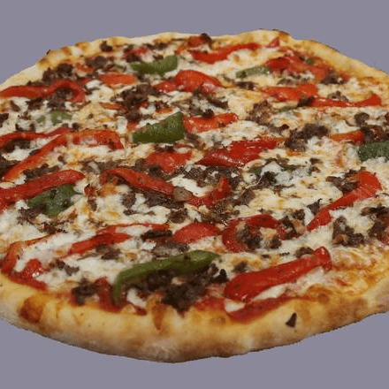 Mario's Steak Pizza.