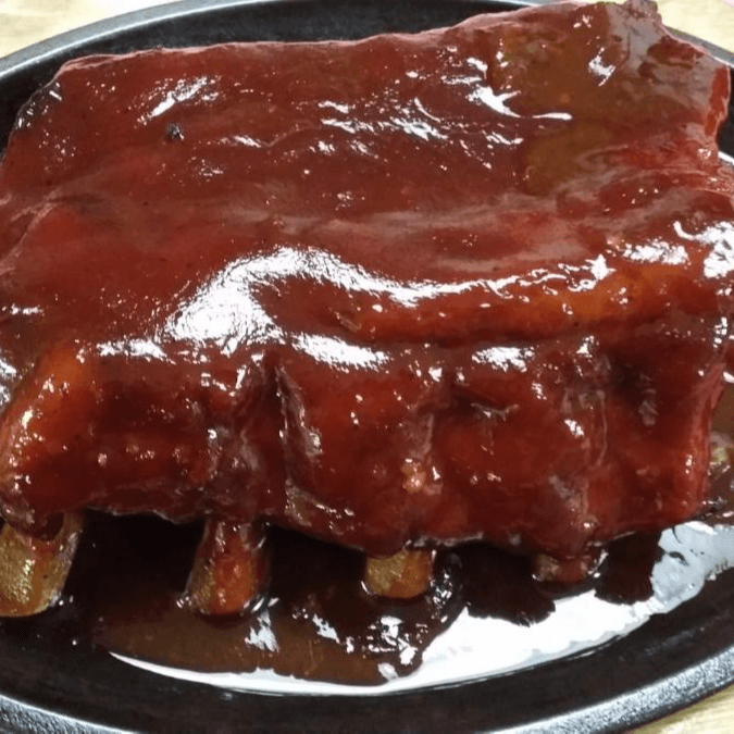 BBQ Ribs Meal.