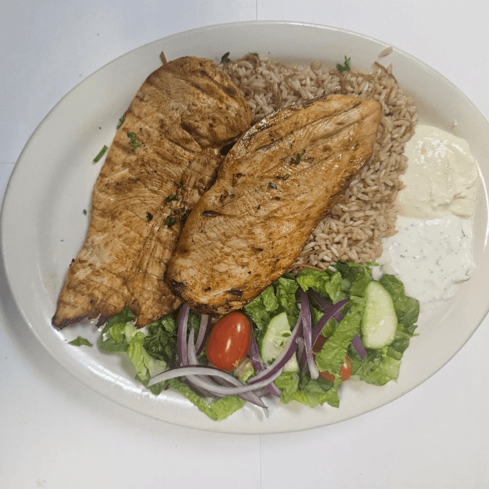 Boneless Grilled Chicken Breast.