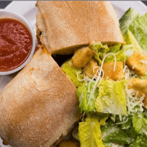 Sal's Meatball Sandwich.