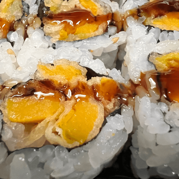 Pumpkin Tempura Roll.