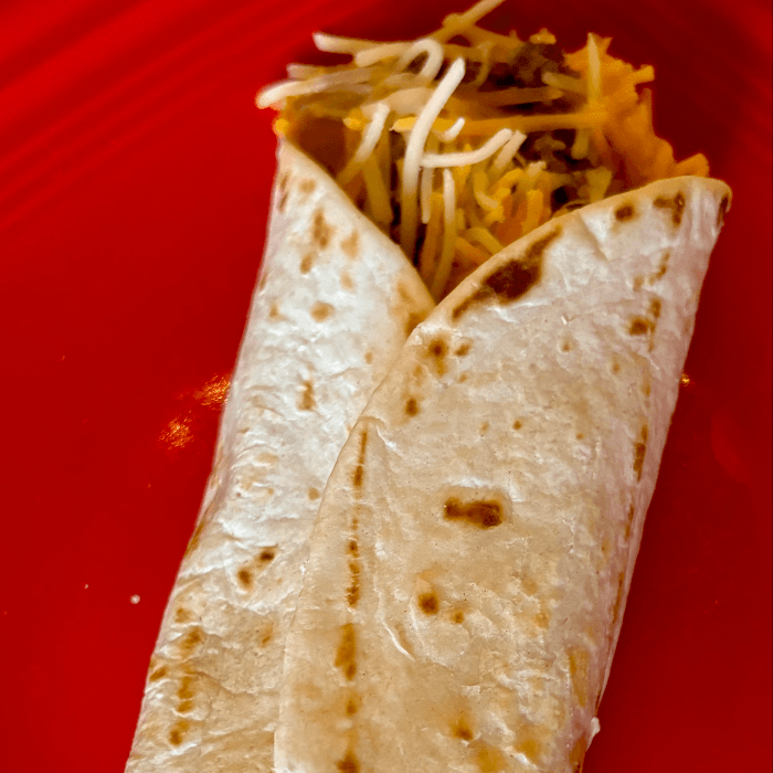 Beef, Bean & Cheese Burrito Meal