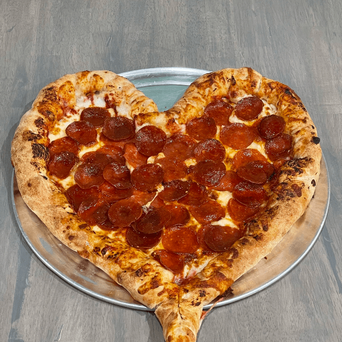 Heart Shaped Pizza  14"
