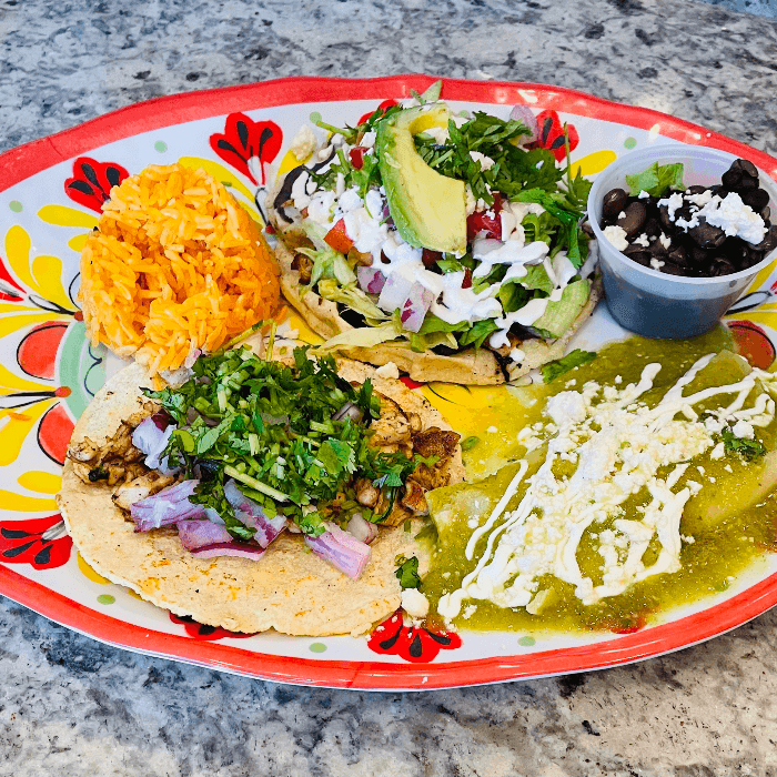 #1 Enchilada, Taco, Sope
