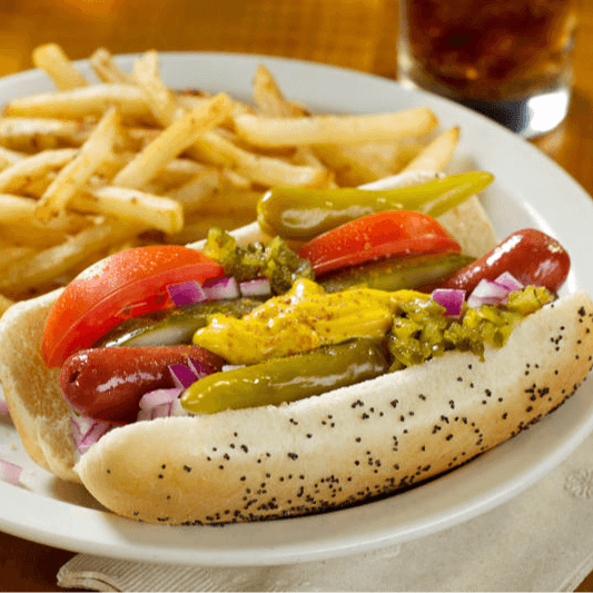 Chicago Vienna Beef Hot Dog