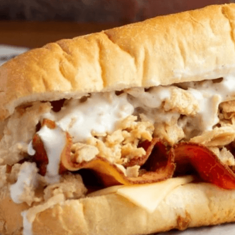 Bacon Ranch Philly Sandwich