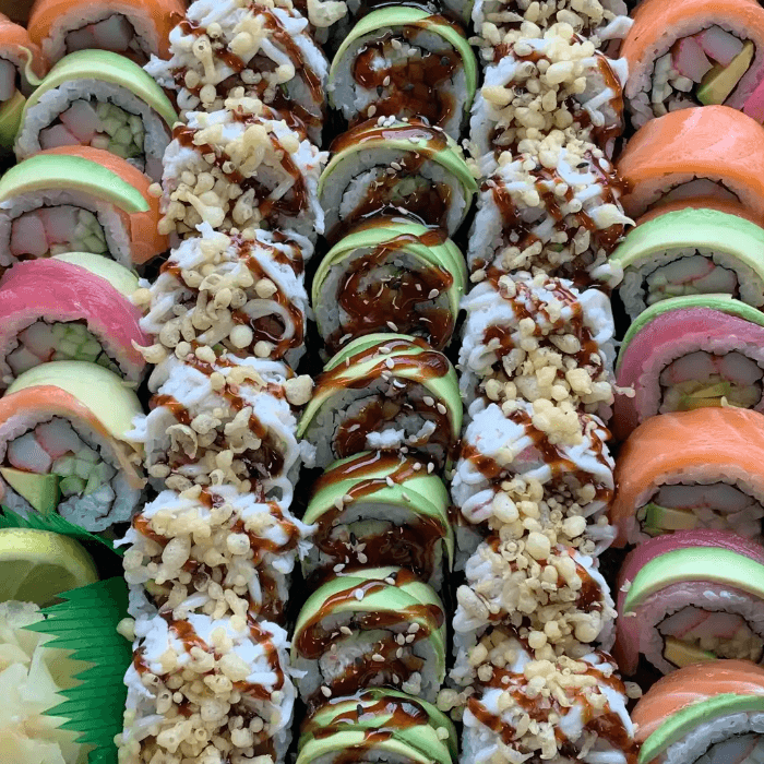 Sushi Topia Platter.